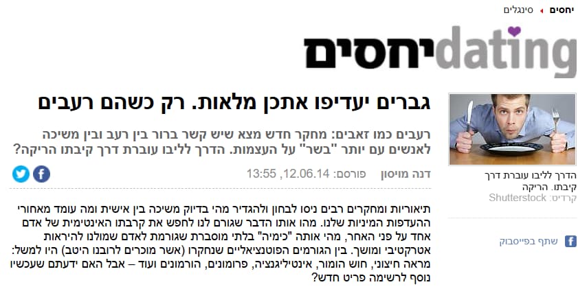 מאמר דוגמא YNET